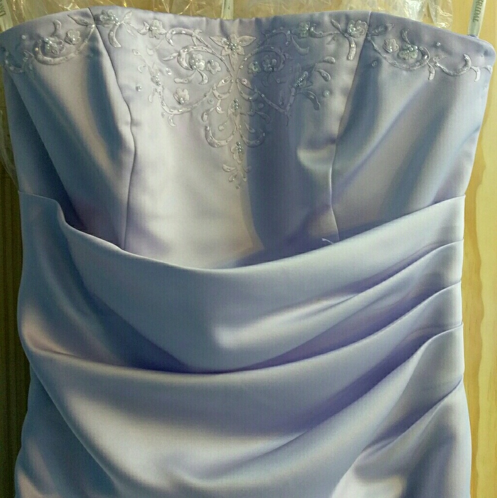 Lilac floor length gown